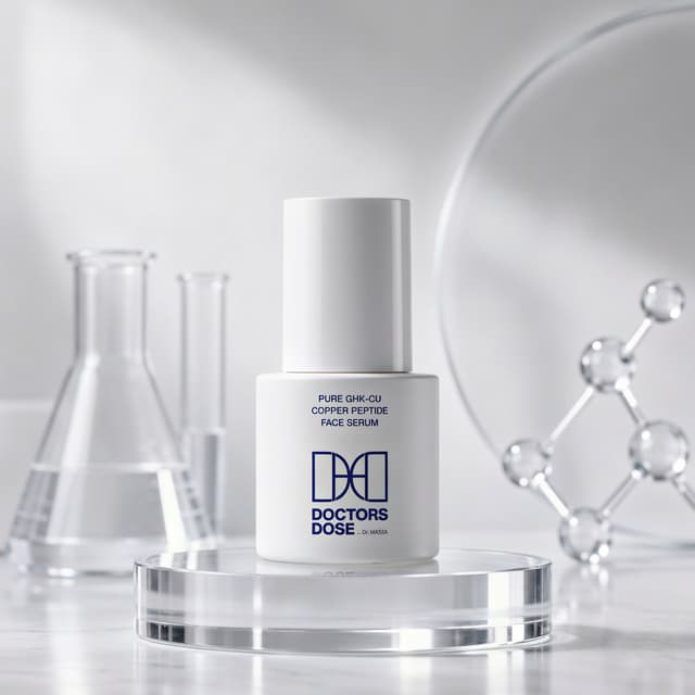 Pure GHK-Cu Copper Peptide Face Serum.