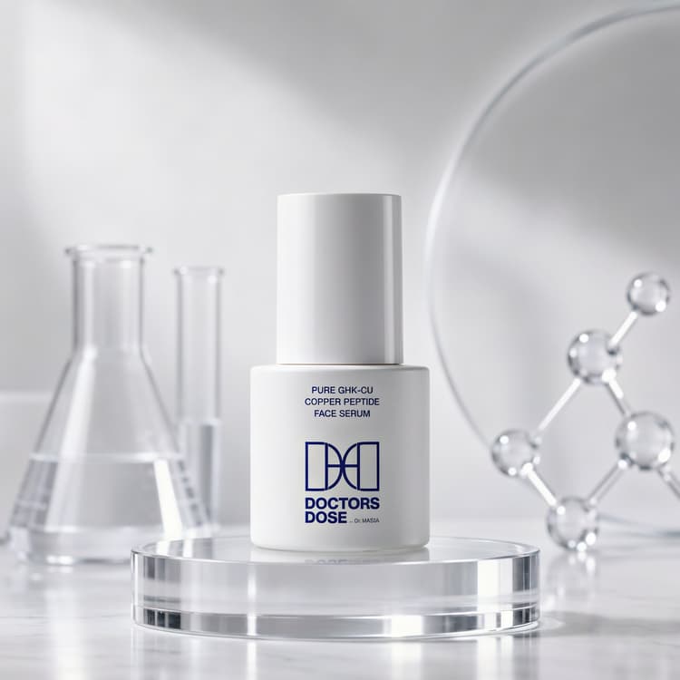 Pure GHK-Cu Copper Peptide Face Serum.